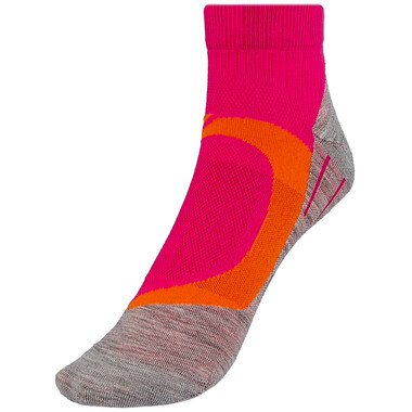 FALKE RU4 COOL SHORT Women's Socks Pink/Grey/Orange 0